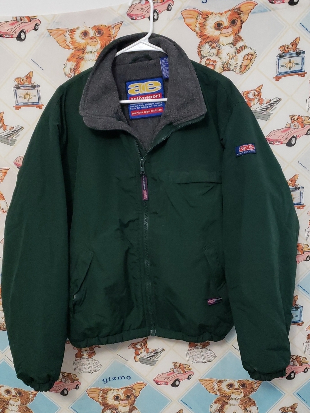 Vintage American Eagle Activesport Mens Forest Green Insulated Jacket